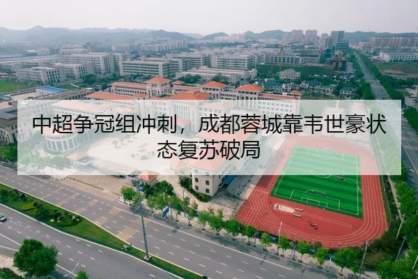 中超争冠组冲刺，成都蓉城靠韦世豪状态复苏破局
